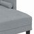 Sofa Set 2 pcs Light Grey 173 x 131 x 67 cm Fabric