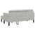 Sofa Set 2 pcs Light grey 173 x 131 x 67 cm Velvet