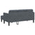 Sofa Set 2 pcs Dark grey 173 x 131 x 67 cm Velvet
