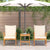 Garden Sofa Set with Cushion 3 pcs Brown Solid acacia wood