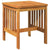 Garden Sofa Set with Cushion 3 pcs Brown Solid acacia wood