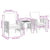 Garden Sofa Set with Cushion 3 pcs Brown Solid acacia wood