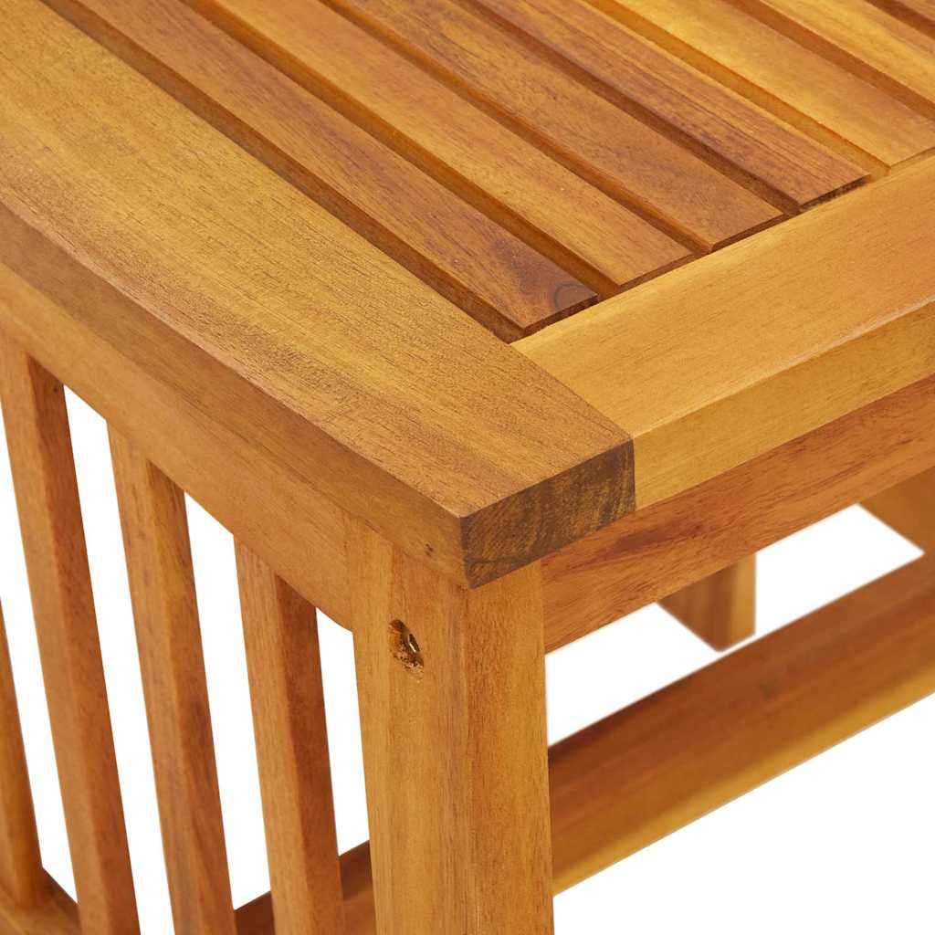Side Table Oil Natural Solid Acacia Wood