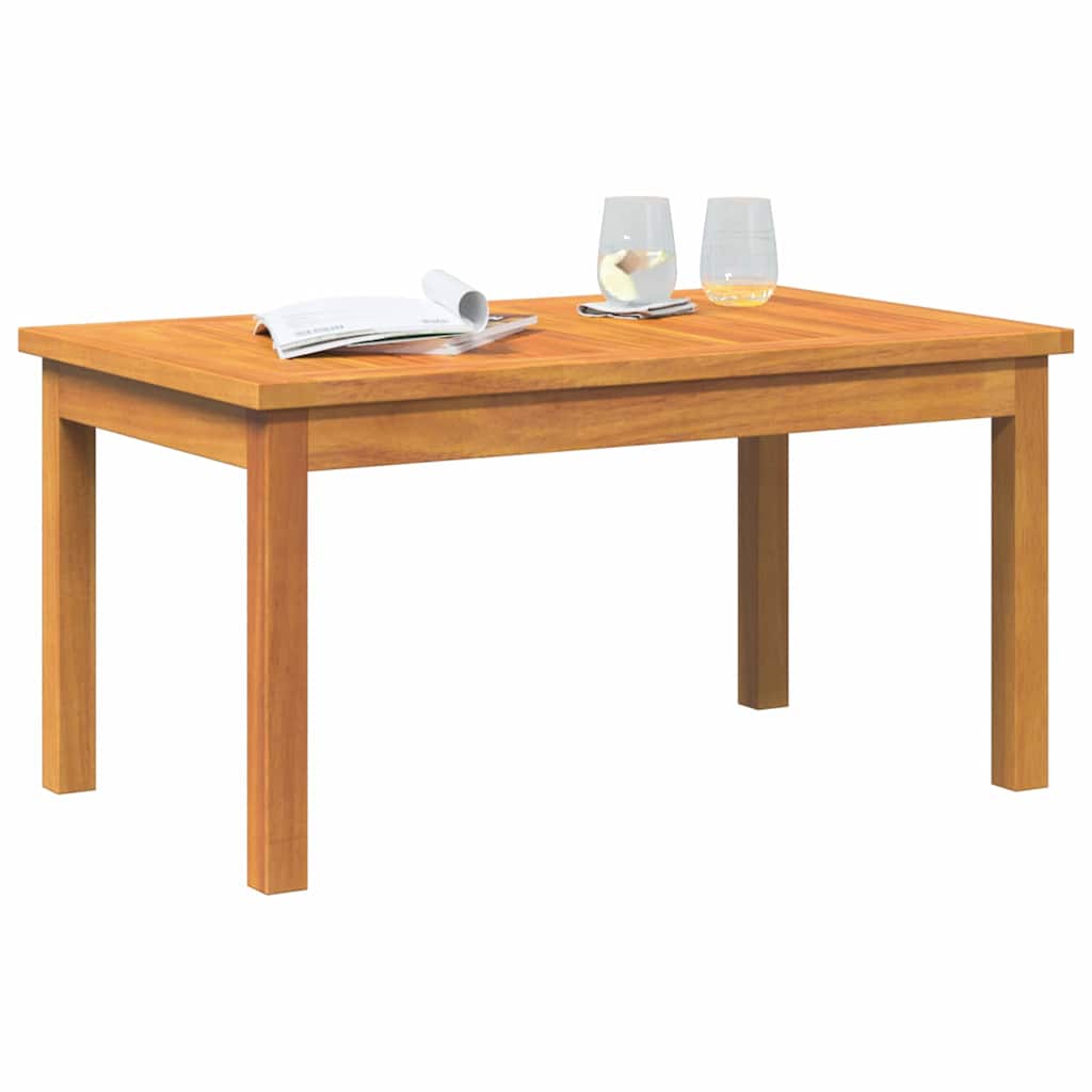 Coffee Table Brown Solid Acacia wood