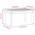 Coffee Table Brown Solid Acacia wood