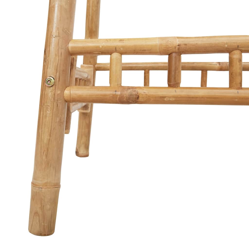Outdoor Bar Table Square 55x55x100 cm Bamboo