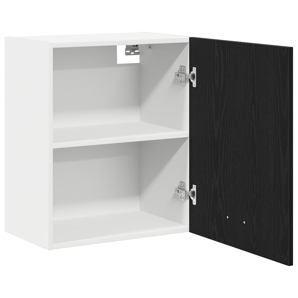 Hanging Cabinet Black Oak 50 x 31 x 60 cm Engineered Wood