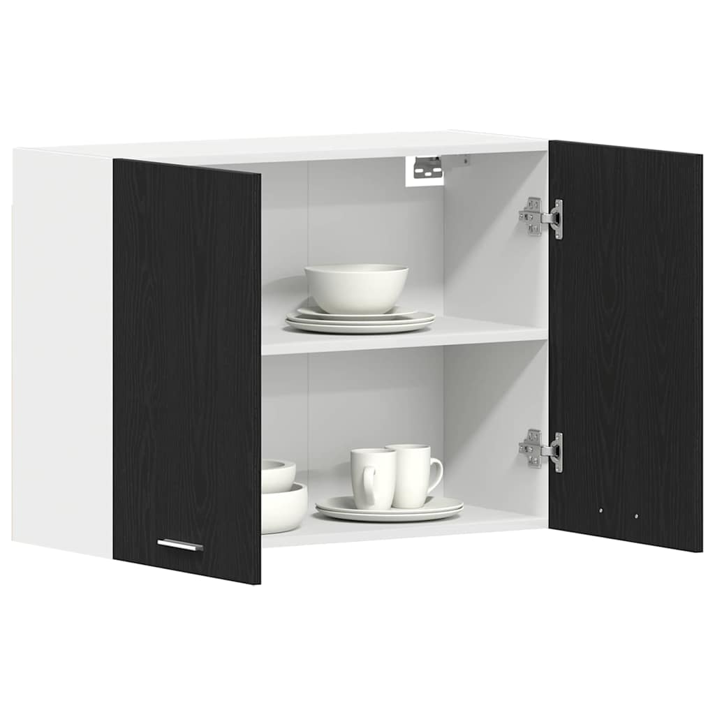Hanging Cabinet Lyon Black Oak 80 x 31 x 60 cm Engineered Wood