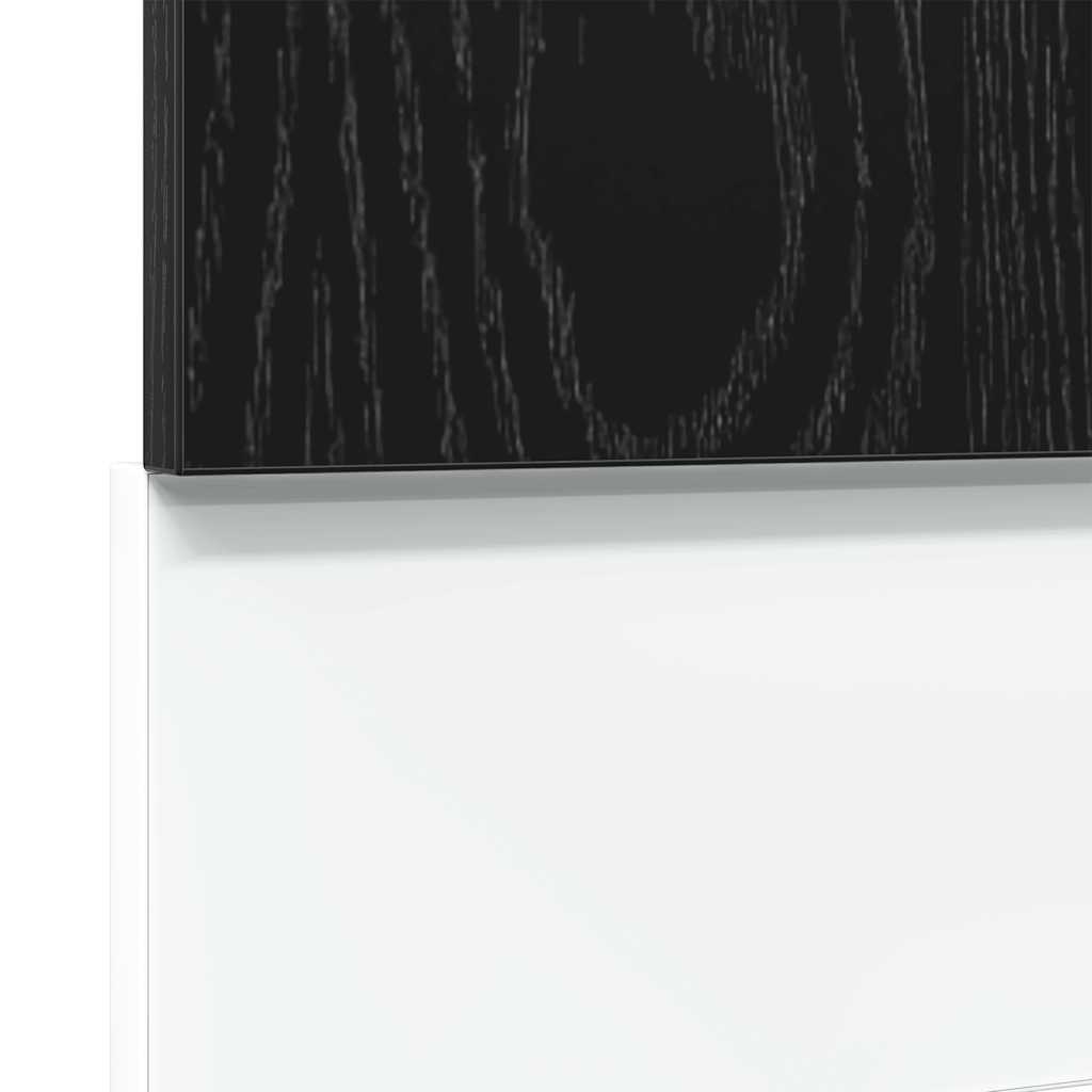 Dishwasher Panel "Lyon" Black Oak 45x1,5x67 cm Engineered Wood