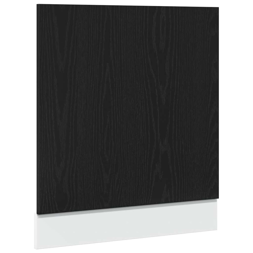 Dishwasher Panel "Lyon" Black Oak 60x1,5x67 cm Engineered Wood
