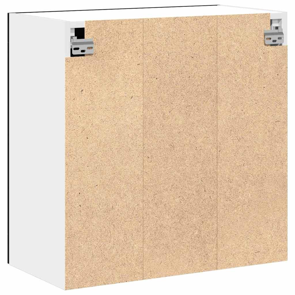 Hanging Cabinet Black Oak 60 x 31 x 60 cm Engineered Wood