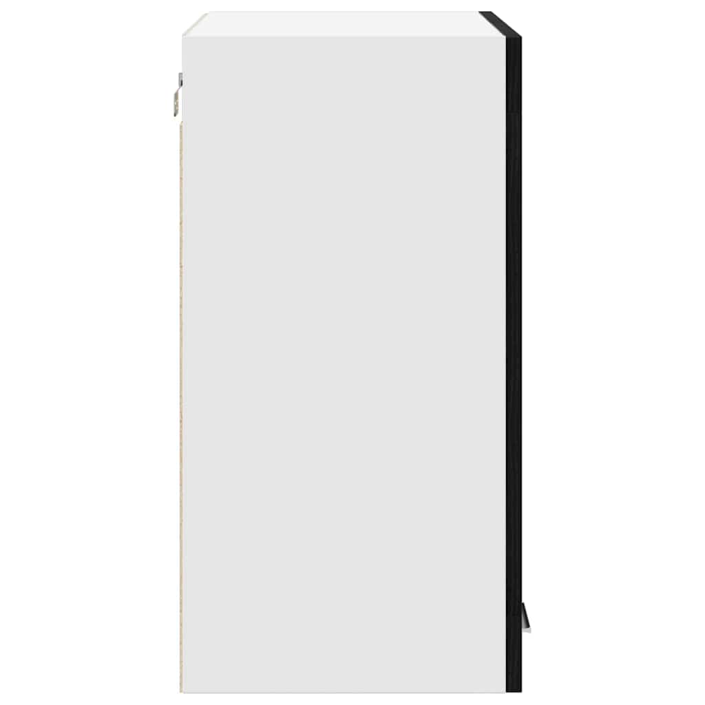 Hanging Cabinet Black Oak 60 x 31 x 60 cm Engineered Wood