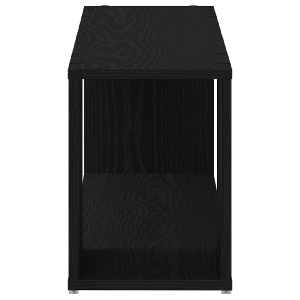 TV Cabinet Set Black 100 x 24 x 63 cm Engineered Wood