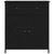 Sideboard with Drawer Black oak 70 x 30 x 80 cm Engineered wood