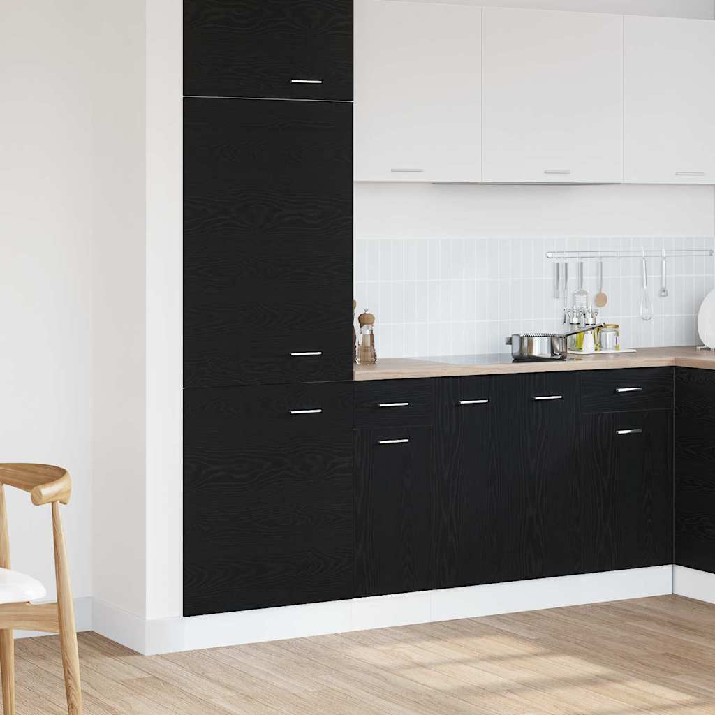 Hanging Cabinet Black Oak 30 x 46 x 81,5 cm Engineered Wood