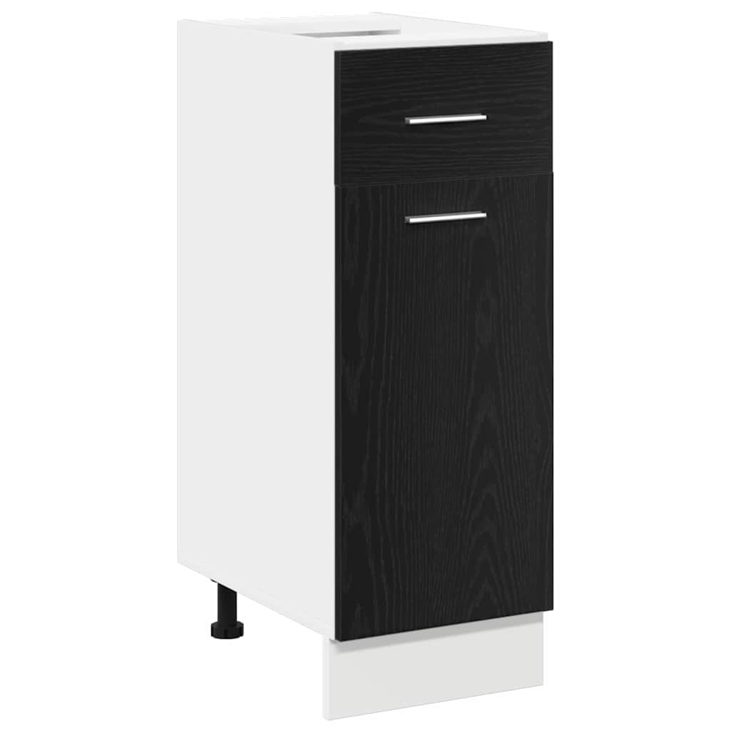 Hanging Cabinet Black Oak 30 x 46 x 81,5 cm Engineered Wood