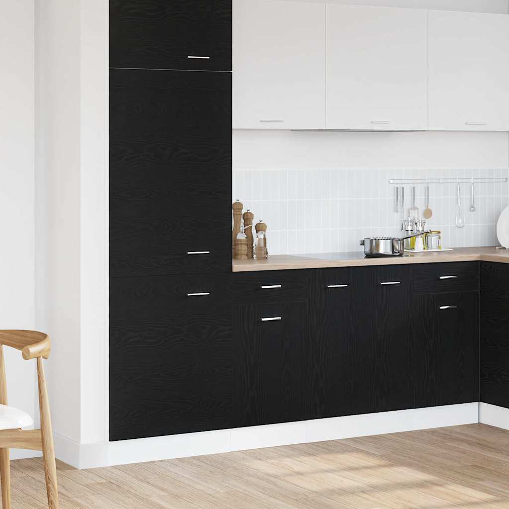 Hanging Cabinet Black Oak 40 x 46 x 81,5 cm Engineered Wood