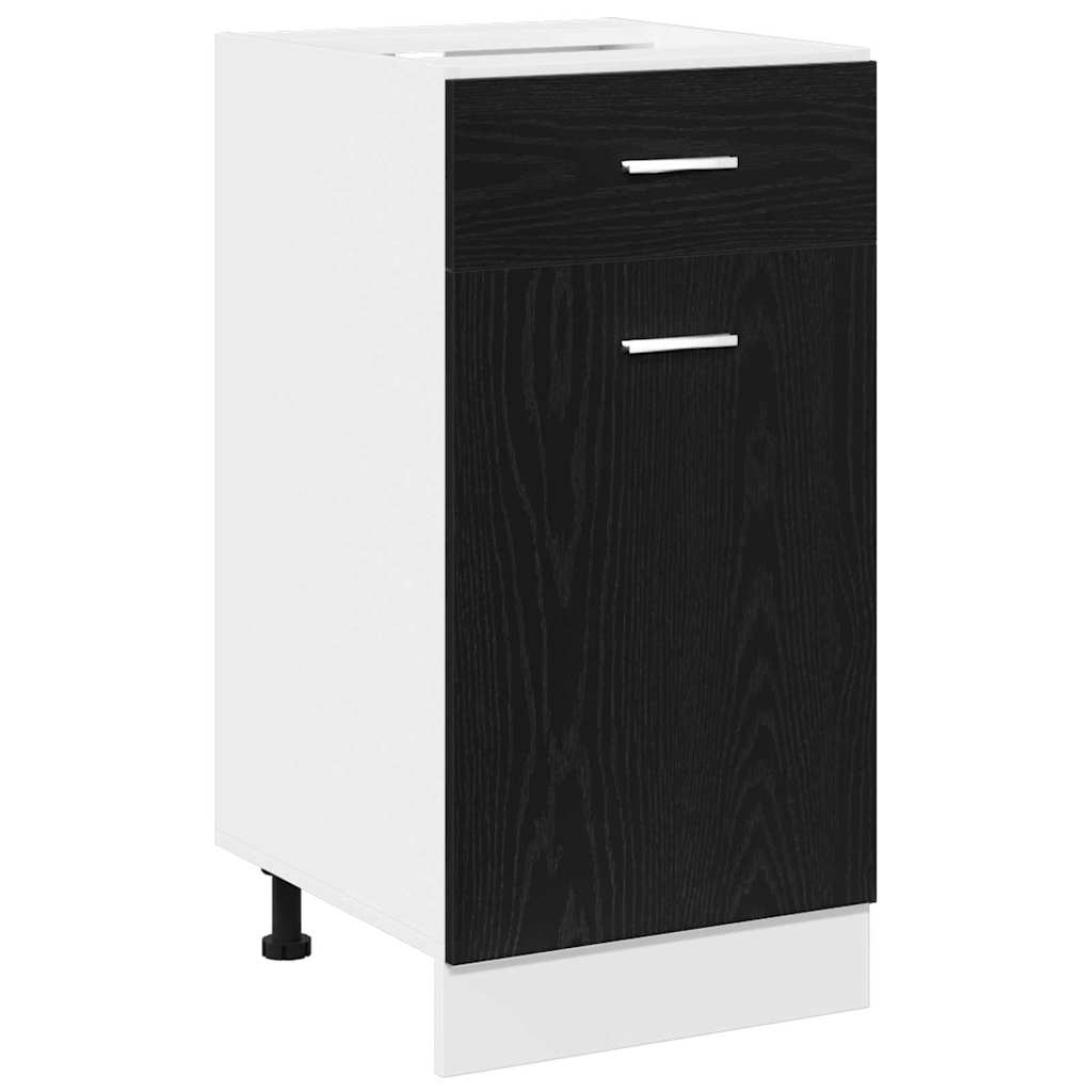 Hanging Cabinet Black Oak 40 x 46 x 81,5 cm Engineered Wood