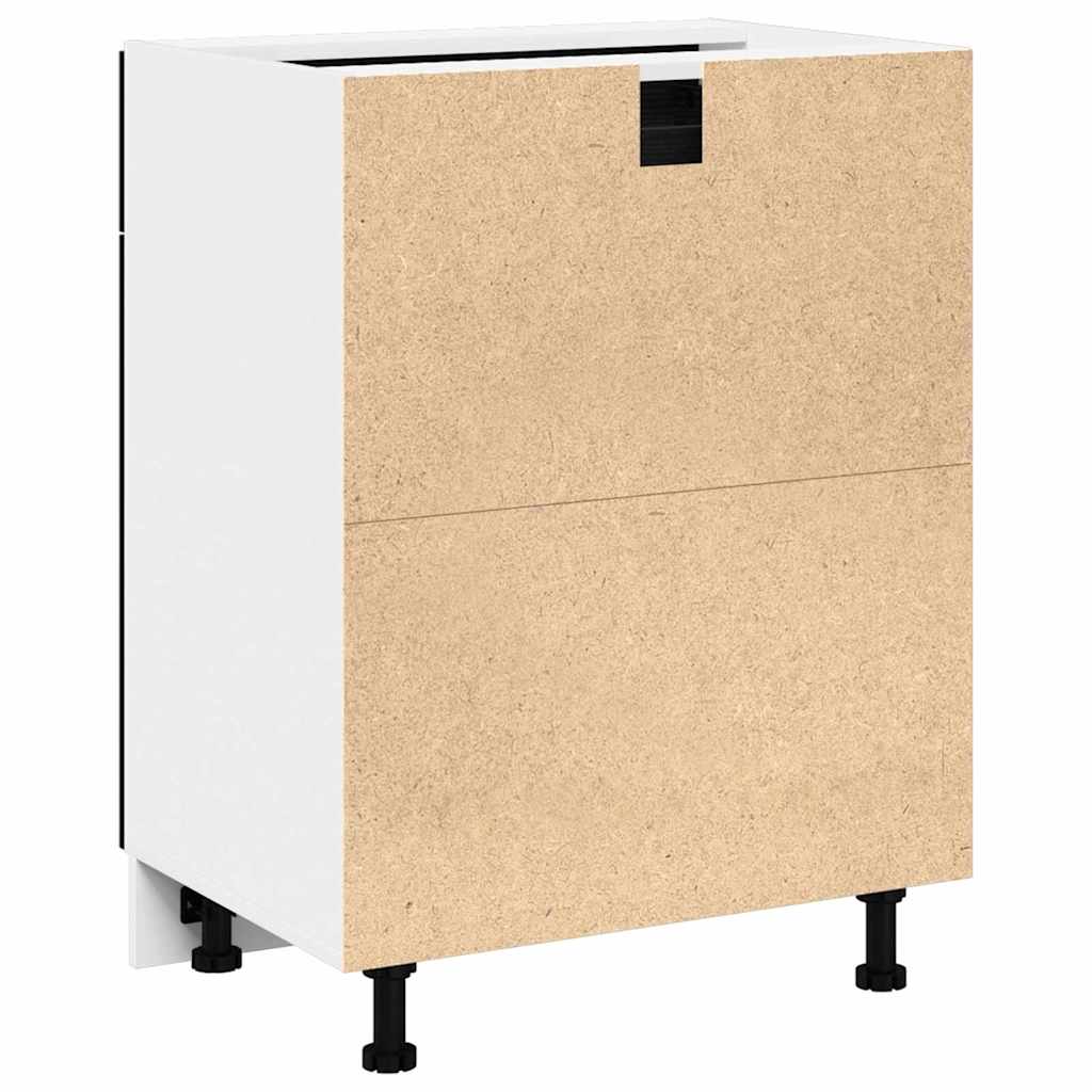 Hanging Cabinet Black Oak 60 x 46 x 81,5 cm Engineered Wood