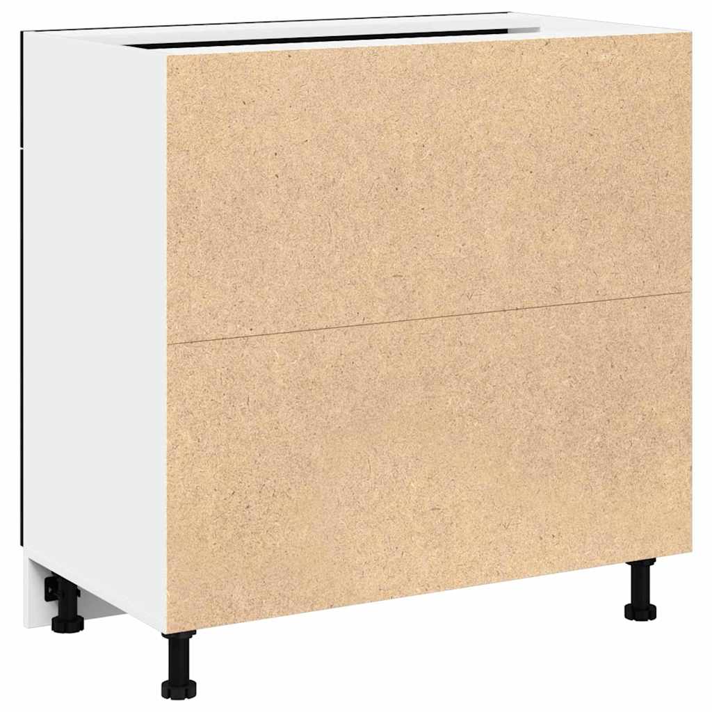 Hanging Cabinet Black Oak 80 x 31 x 81.5 cm Engineered Wood