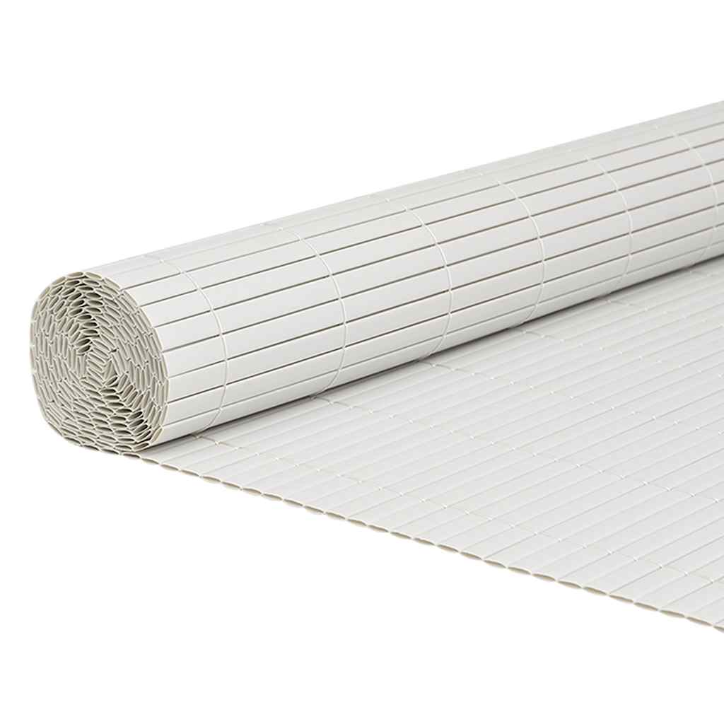Garden Fence Double-Sided White 1.8x3 m PVC