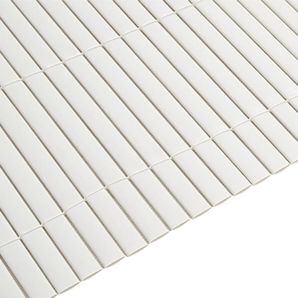 Garden Fence Double-Sided White 1.8x3 m PVC