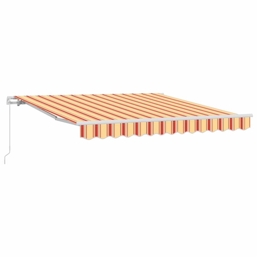 Retractable Awning Yellow and Orange 300 x 250 cm