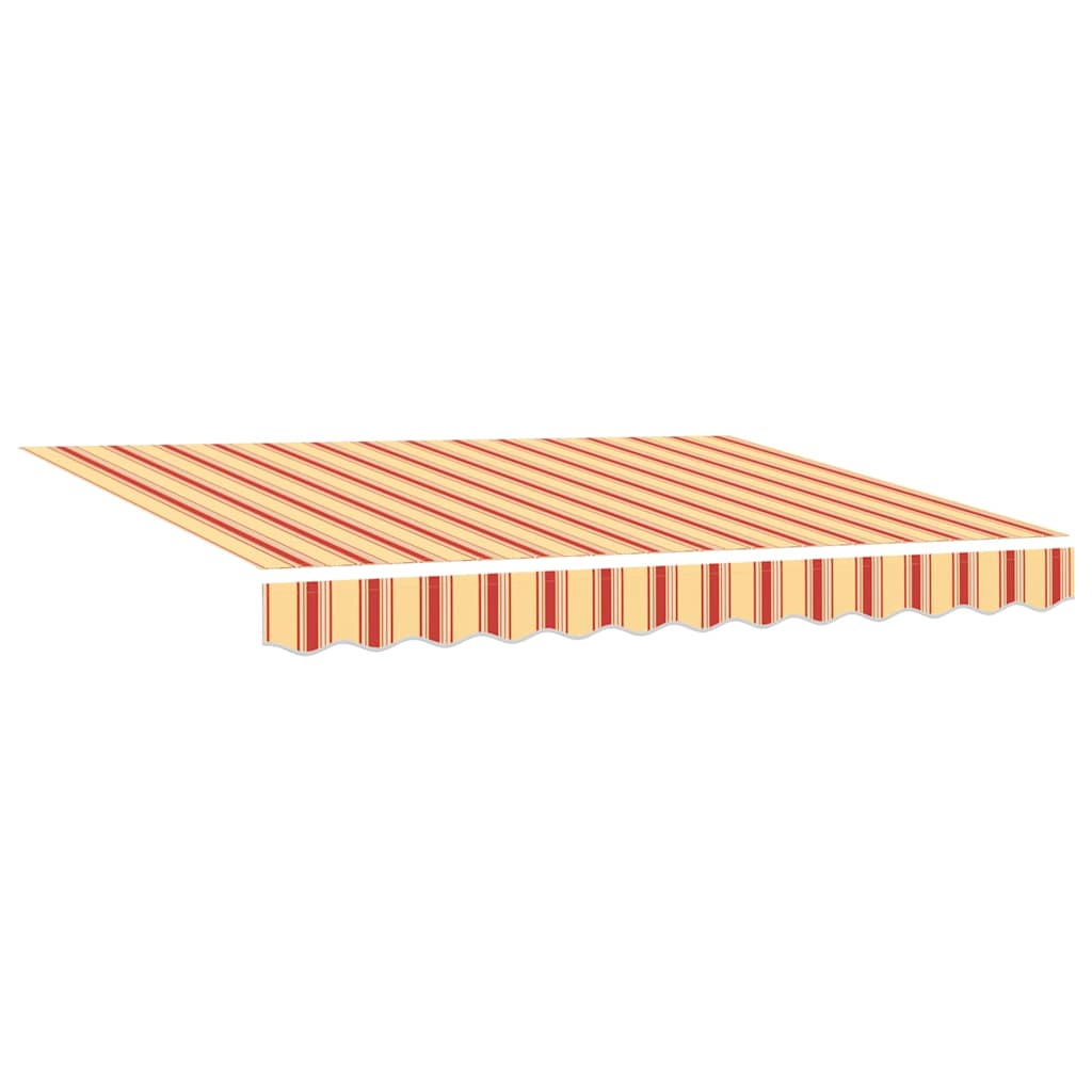 Retractable Awning Yellow and Orange 300 x 250 cm