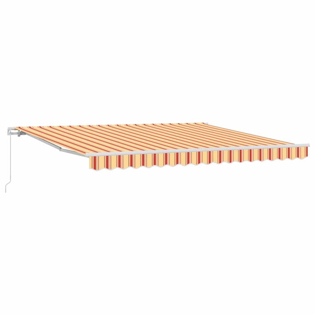 Retractable Awning Yellow and Orange 400 x 300 cm