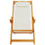 Beach Chair 2 pcs Brown 61.5 x 123 x 82cm Solid Acacia wood