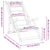 Beach Chair 2 pcs Brown 61.5 x 123 x 82cm Solid Acacia wood