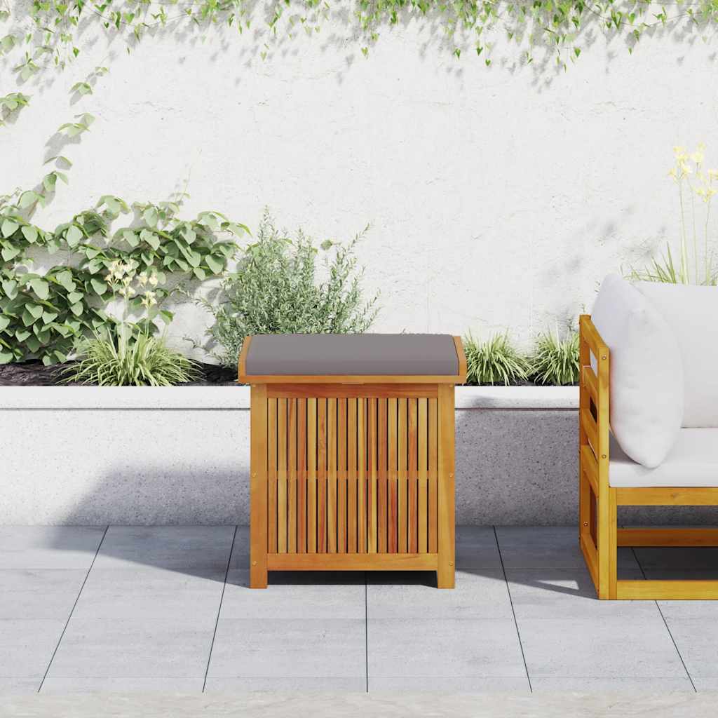 Outdoor Cushion Box 60x50x61 cm Solid Wood Acacia