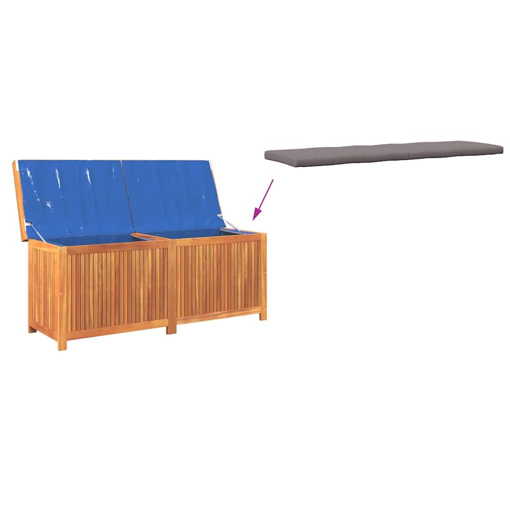 Outdoor Cushion Box 150x50x60.5 cm Solid Wood Acacia