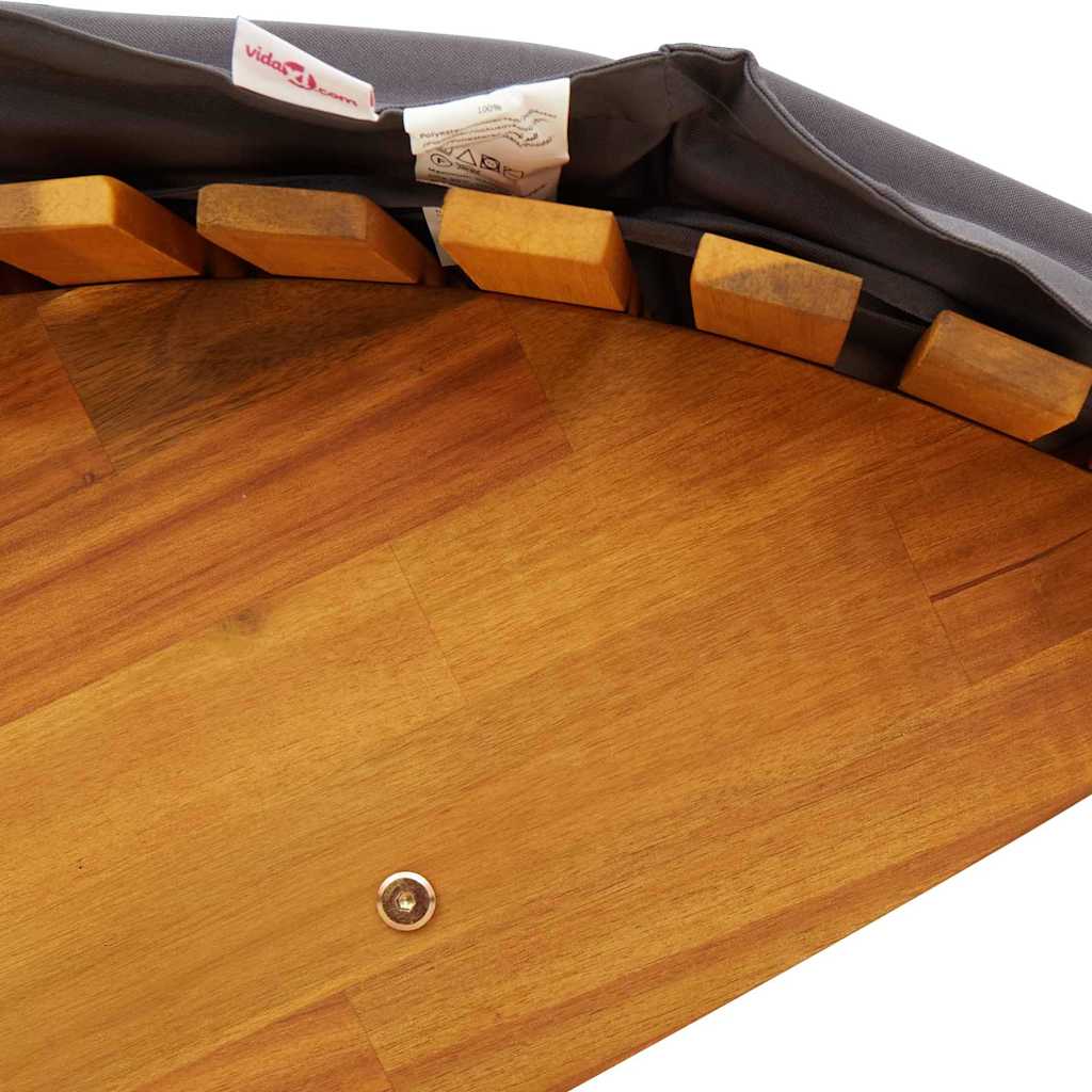 Sun Lounger 2 pcs Brown 60 x 154 x 74cm Solid Acacia wood