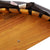 Sun Lounger 2 pcs Brown 60 x 154 x 74cm Solid Acacia wood