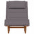 Sun Lounger 2 pcs Brown 60 x 154 x 74cm Solid Acacia wood