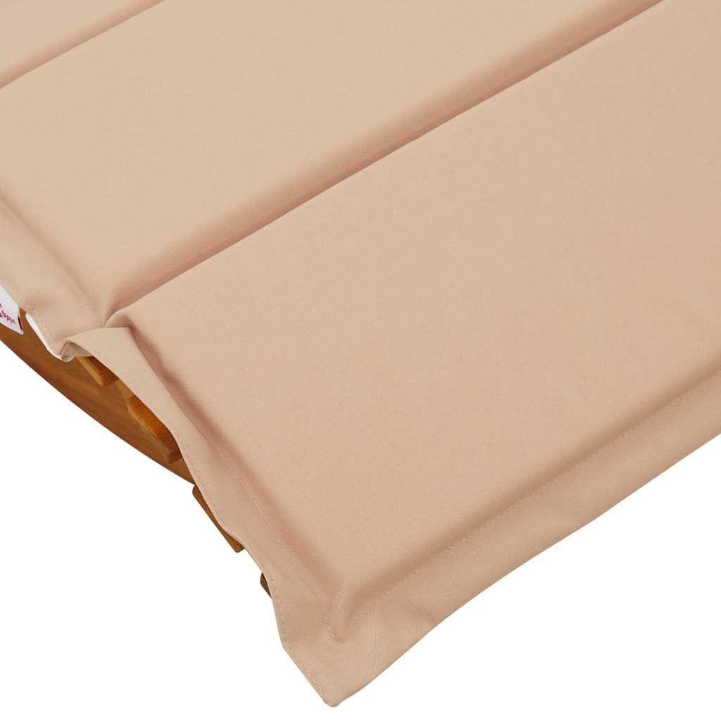 Sun Lounger 2 pcs Brown 60 x 154 x 74cm Solid Acacia wood