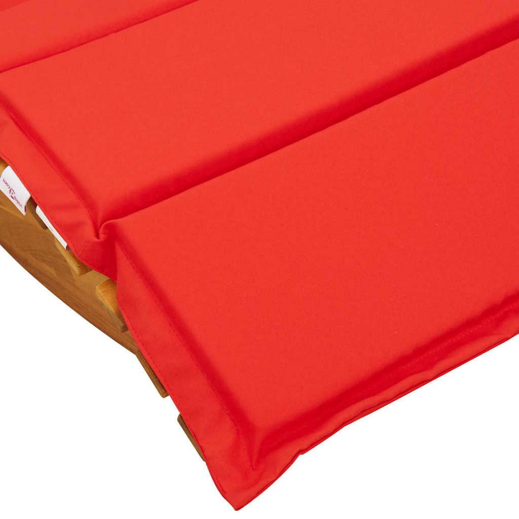 Sun Lounger 2 pcs Brown 60 x 154 x 74cm Solid Acacia wood