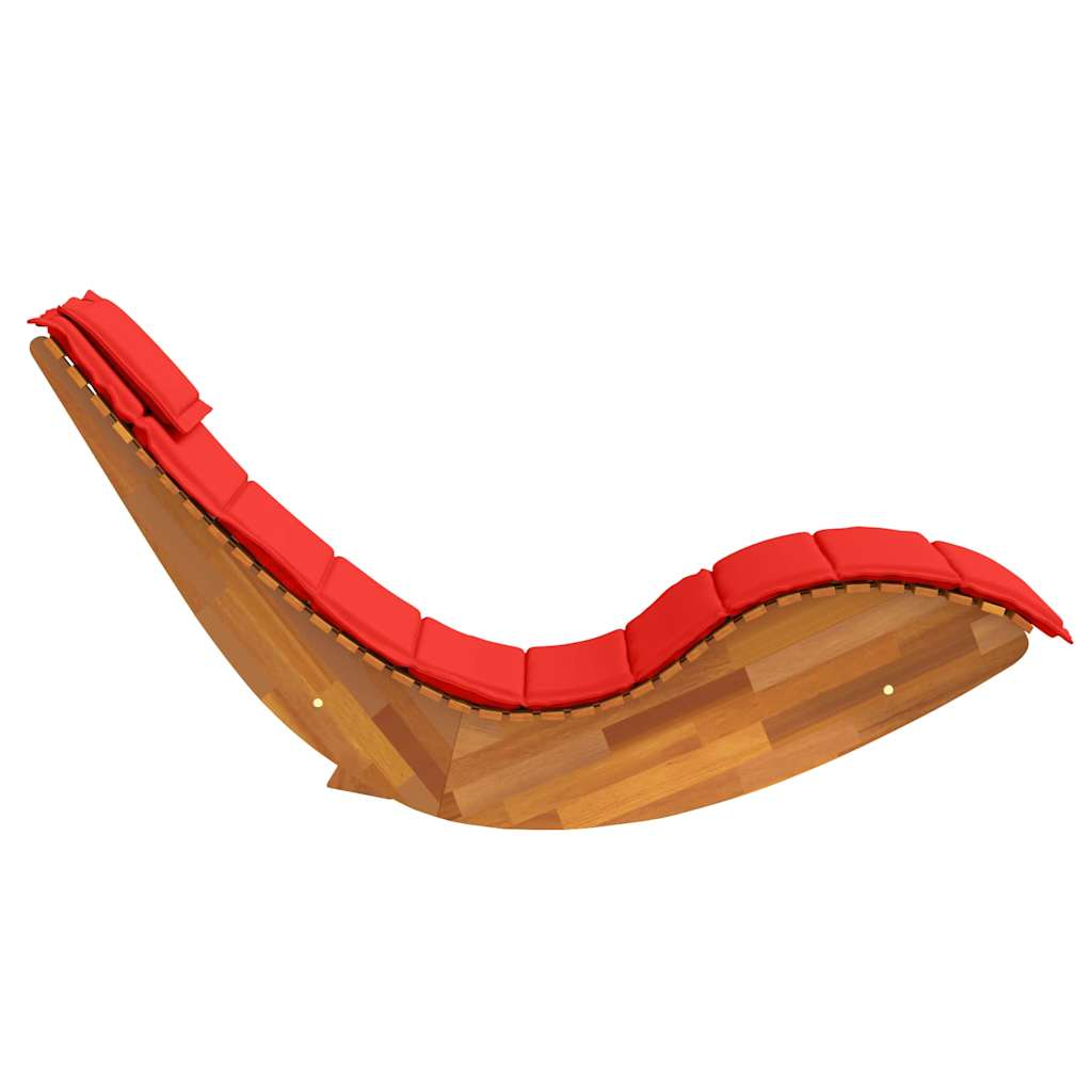 Sun Lounger 2 pcs Brown 60 x 154 x 74cm Solid Acacia wood