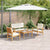 Garden Sofa Set 4 pcs Brown 75 x 45 x 38cm Solid Acacia wood