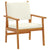 Garden Sofa Set 4 pcs Brown 75 x 45 x 38cm Solid Acacia wood
