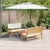 Garden Sofa Set 3 pcs Brown 75 x 45 x 38cm Solid Acacia wood