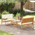 Garden Sofa Set 3 pcs Brown 75 x 45 x 38cm Solid Acacia wood