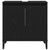 Bathroom Furniture Set with Door 3 pcs Black 30 x 30 x 180 cm