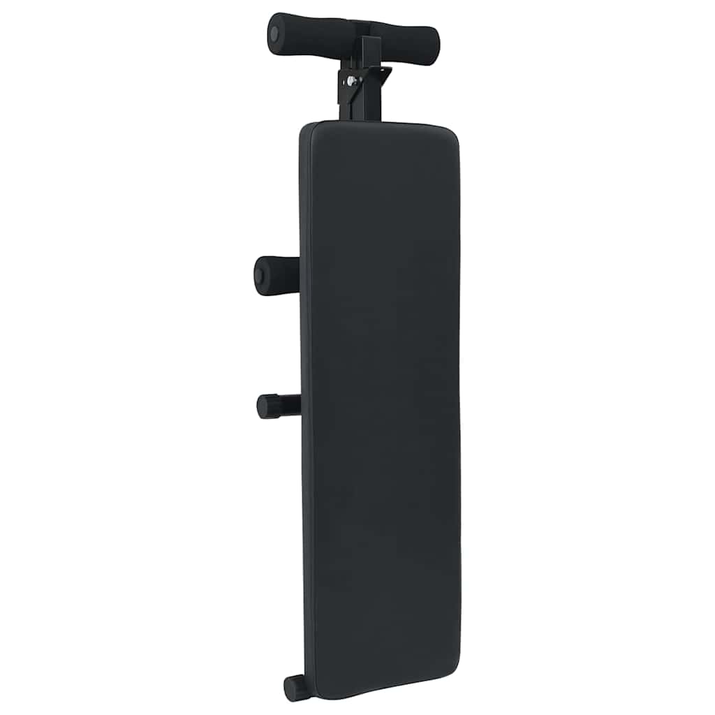 Sit Up Bench Black 124 x 33,5 x 55 cm Powder-Coated Steel