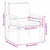 Garden Chair with Cushion 2 pcs Brown Solid Acacia wood
