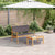 Garden Sofa Set with Cushion 2 pcs Brown Solid Acacia wood