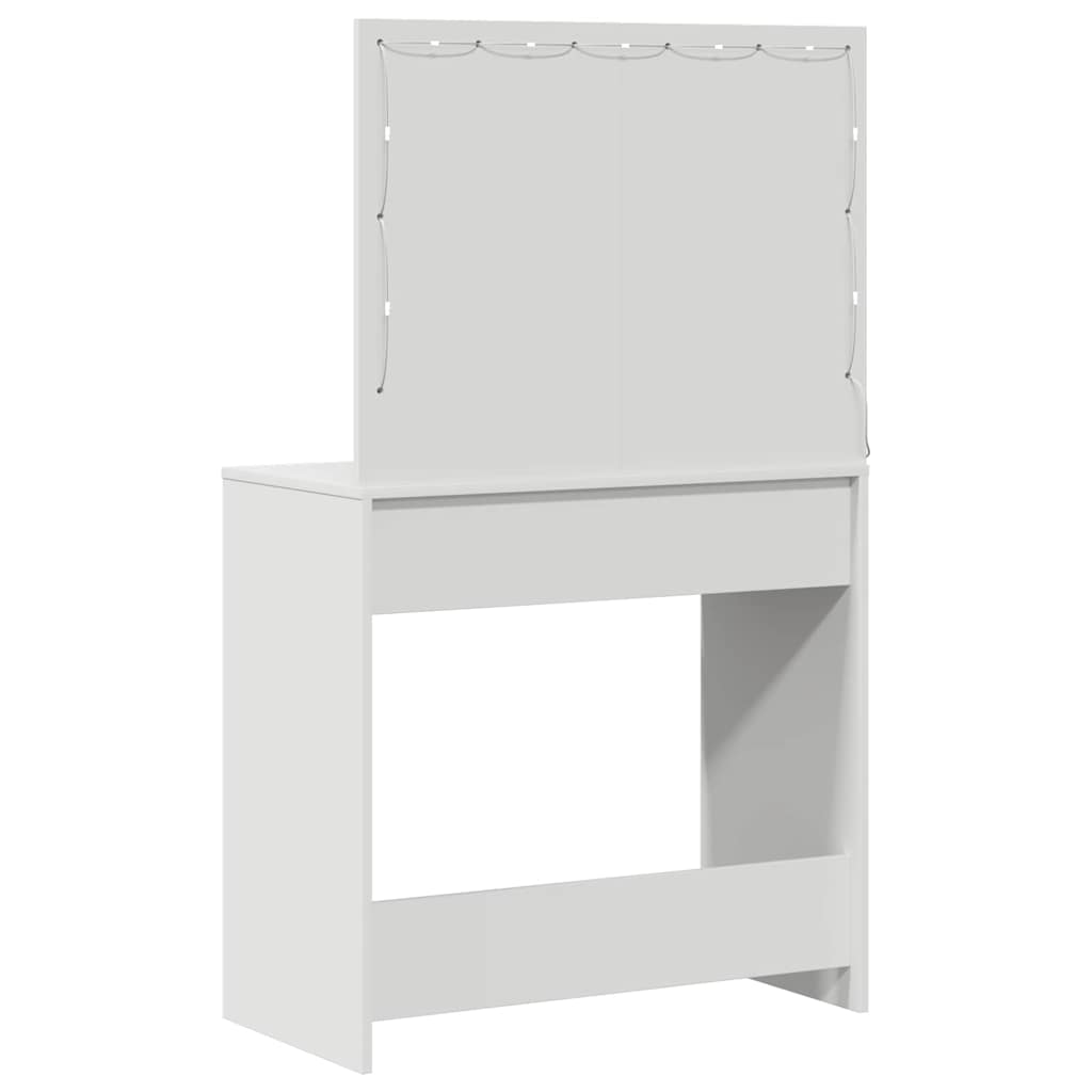 Dressing Table White 78,5 x 41 x 135 cm Engineered Wood