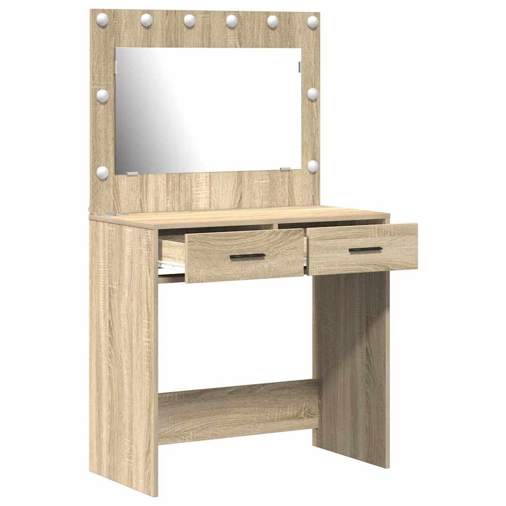 Dressing Table Sonoma Oak 78,5 x 41 x 135 cm Engineered Wood