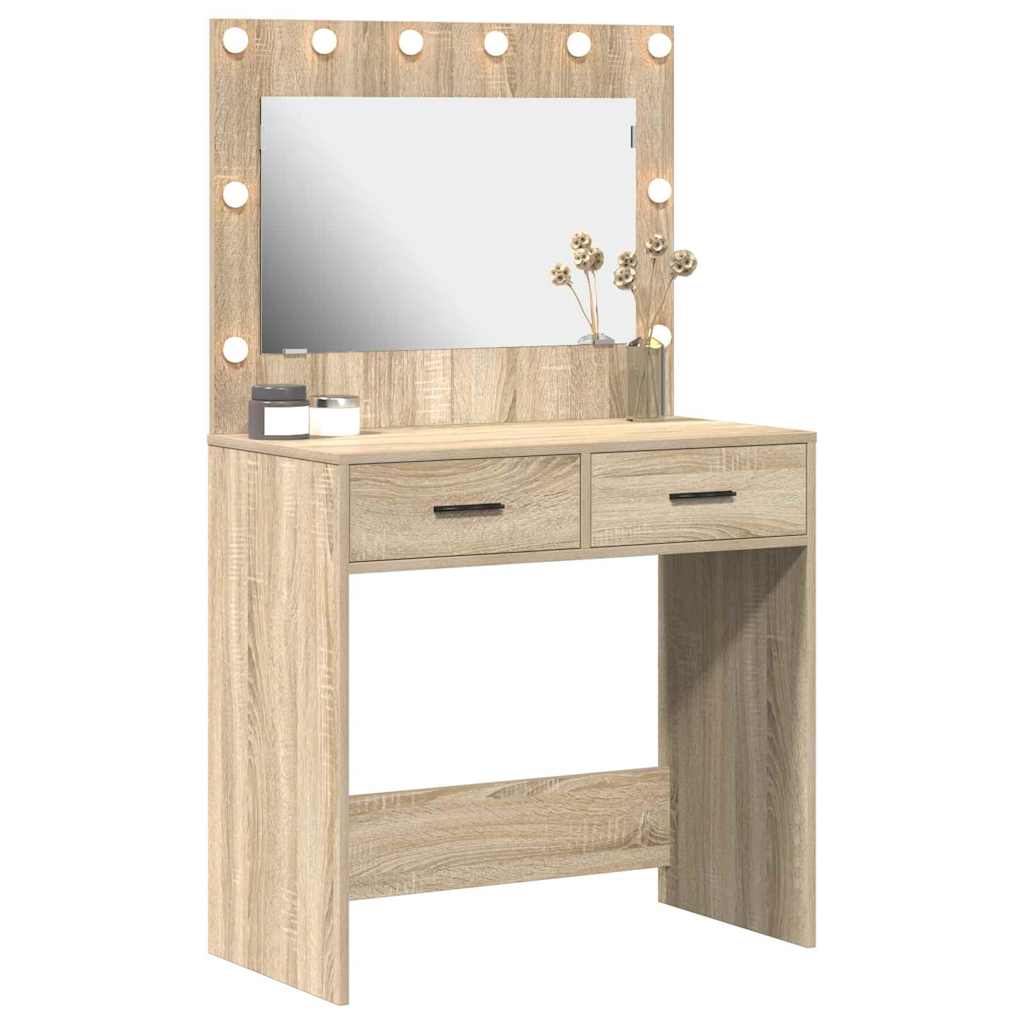Dressing Table Sonoma Oak 78,5 x 41 x 135 cm Engineered Wood